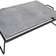 Recensioni di piastra per barbecue 60x40