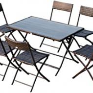 Recensioni di tavoli e sedie da giardino in resina