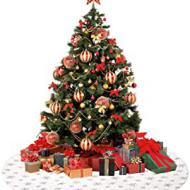 Recensioni di cesto copri base albero di natale