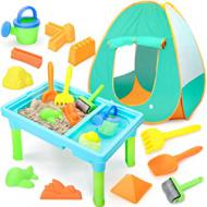 Recensioni di sabbiera per bambini con coperchio